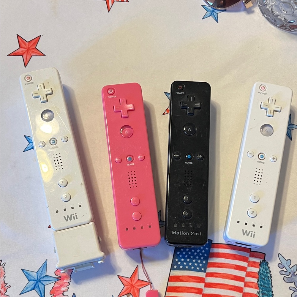 Remote Controller Bundle - White, Pink, Black